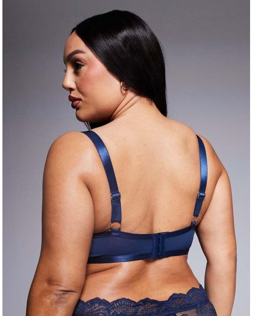 ASOS Blue Design Ashley Lace Underwired Bra