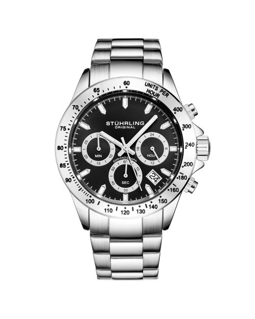 Stuhrling Metallic Ultima 3960 Quartz 42Mm Chronograph for men