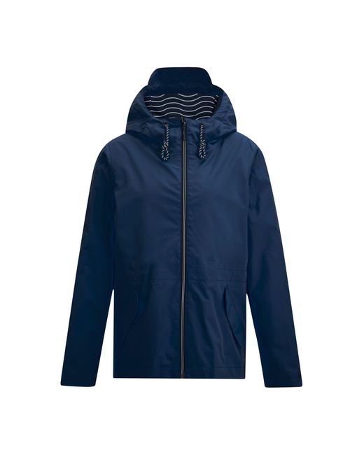 Regatta Blue Ladies Bayletta Grid Distress Waterproof Jacket