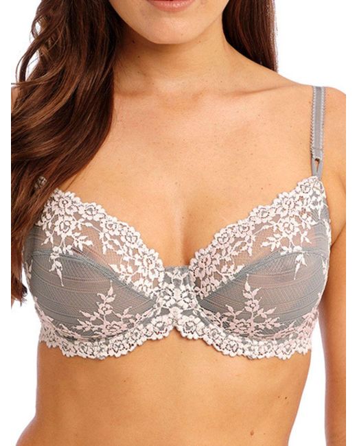 Wacoal Brown Embrace Lace Underwire Bra