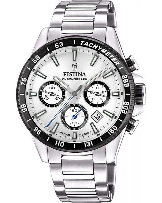 Festina Gray F20560-1 Timeless Chronograph Watch for men