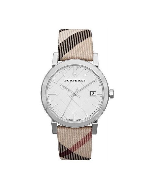 Burberry Ladies Bu9022 Watch in Grey Lyst UK
