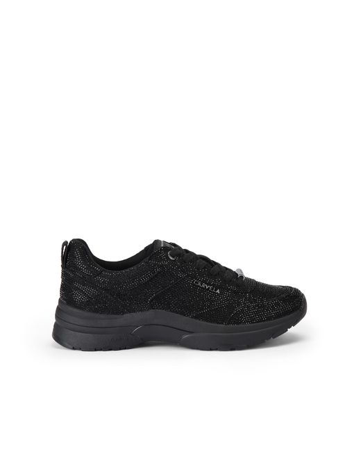 Carvela Kurt Geiger Black Adoro Bling Trainers