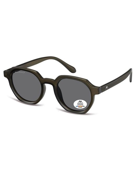 Montana Gray Round Matte Polarized Mp62