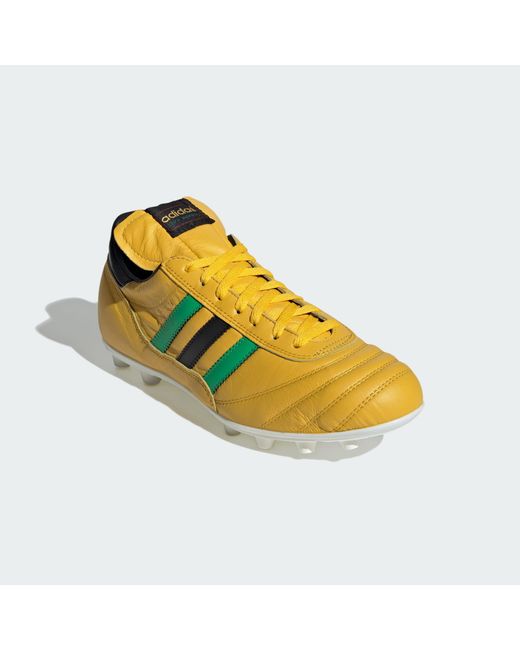 Adidas Originals Yellow Jamaica Copa Mundial Firm Ground Boots