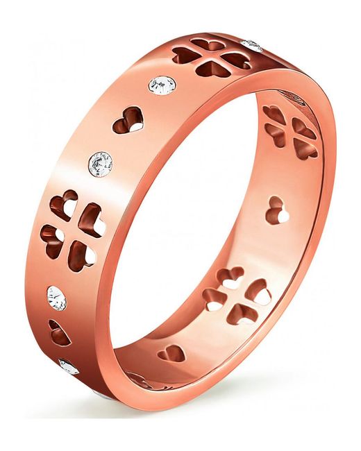 Folli Follie Pink 3R14T014Rc-48 Ladies Ring