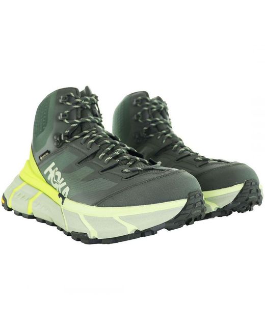 Hoka One One Green Tennine Hike Gore-Tex Boots for men