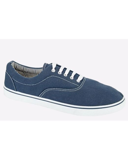 Dek Blue Cayson Plimsols for men