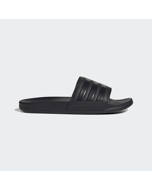 Adidas Black Adilette Comford Sliders for men