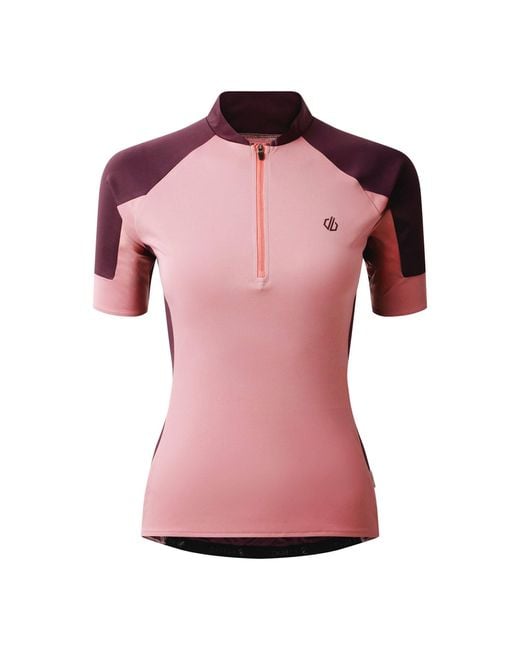 Dare 2b Pink Ladies Flutter Jersey (Deep Plum/Lilas)
