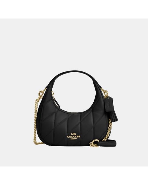 COACH Black Carmen Mini Crossbody
