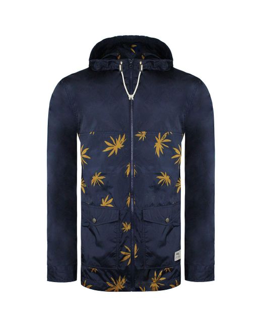 Vans Blue Off The Wall Printed Jacket for men