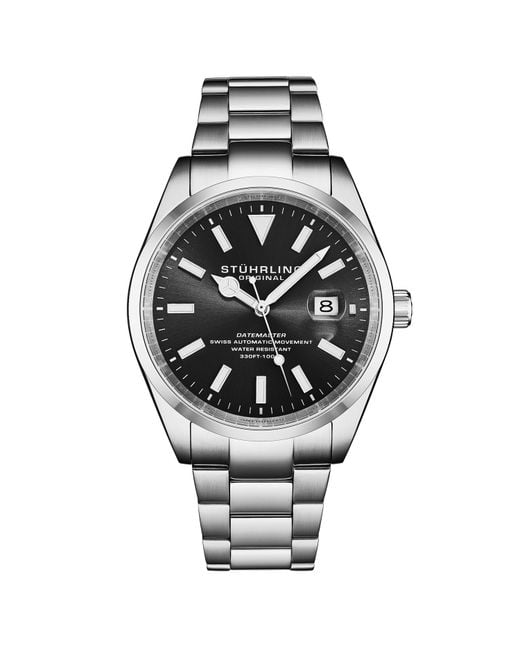 Stuhrling Metallic Datemaster Heritage Automatic 1025 42Mm for men