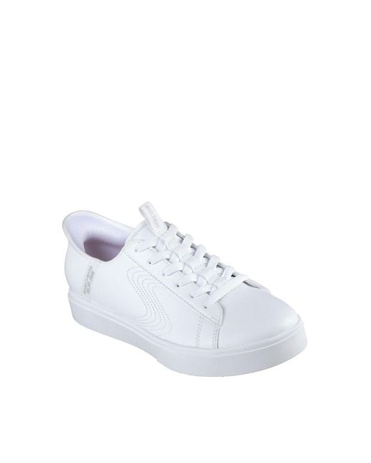 Skechers White Eden Lx Royal Stride Slip