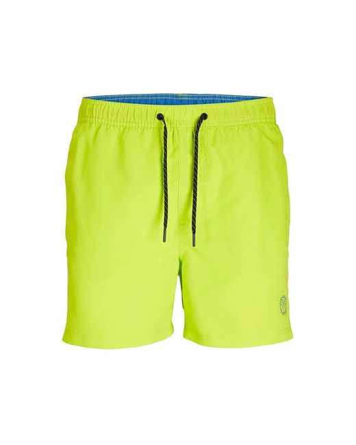 Jack & Jones Yellow Classic Swim Shorts for men