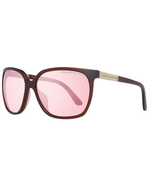 Porsche Design Pink Burgundy Sunglasses