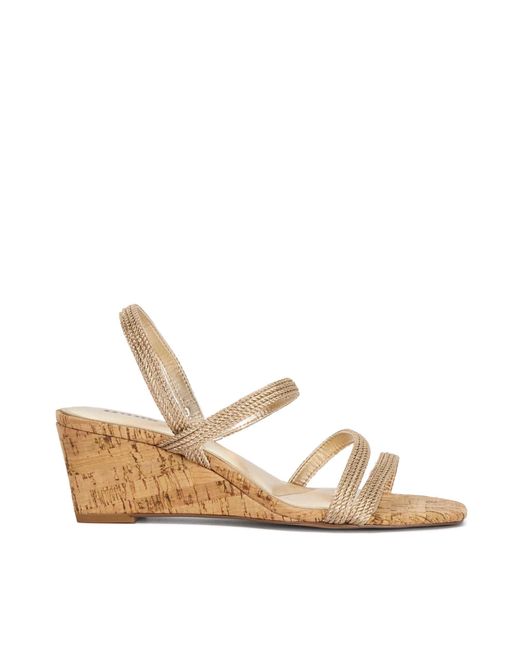 Dune Metallic Kali Cork Wedges