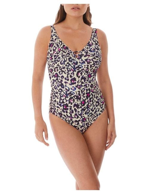 Fantasie Black Bonito V-Neck Swimsuit