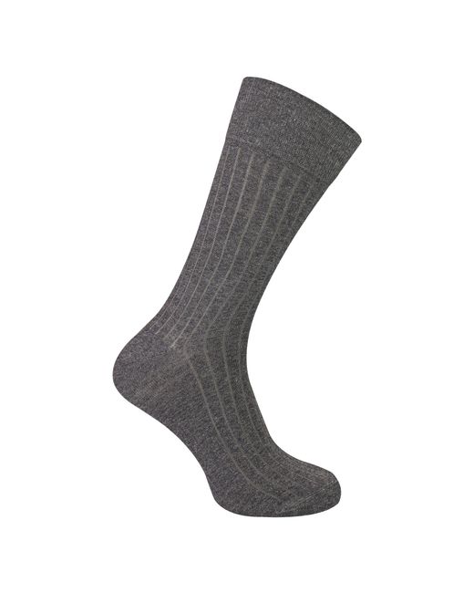 Steve Madden Gray Organic Cotton Camel Wool Socks for men