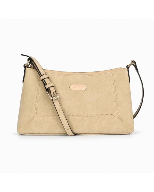 Woodland Leathers Natural Small Shoulder Bag Lightweight Handbag