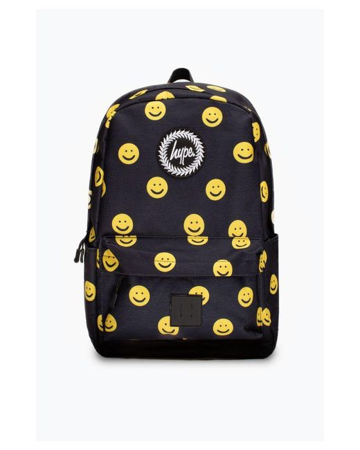Hype Black Multi Smileys Backpack