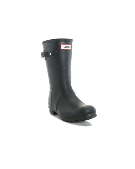 Hunter Gray Original Short Wellington Boots