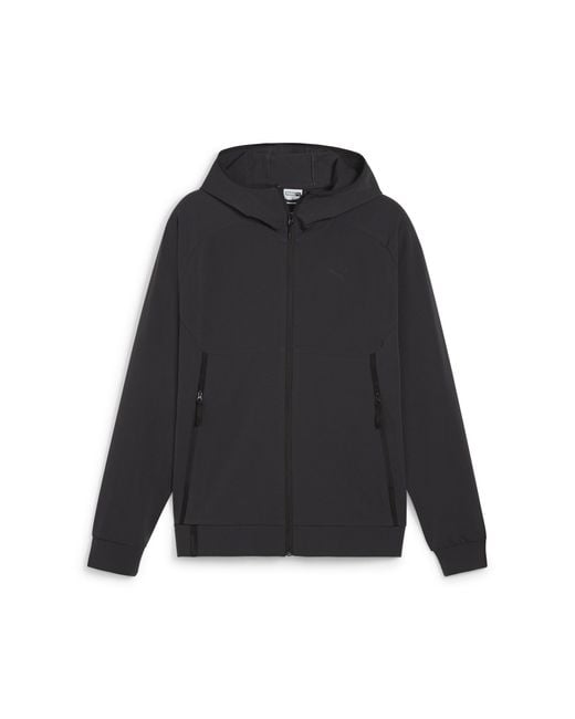 PUMA Black Tech Track Jacket for men