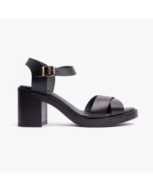 Hush Puppies Blue Georgia Sandals Leather