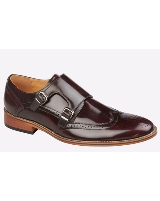 Goor Black Fullerton Brogues for men