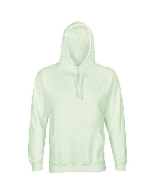 Sol's Green Adult Condor Hoodie (Creamy)