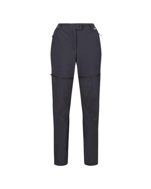 Regatta Blue Ladies Mountain Zip-Off Trousers (Seal)