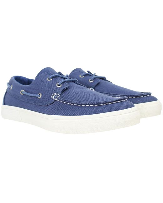 Timberland Blue Union Wharf Boat Shoes for men