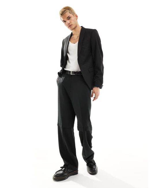 Twisted Tailor Black Ellroy Suit Jacket for men