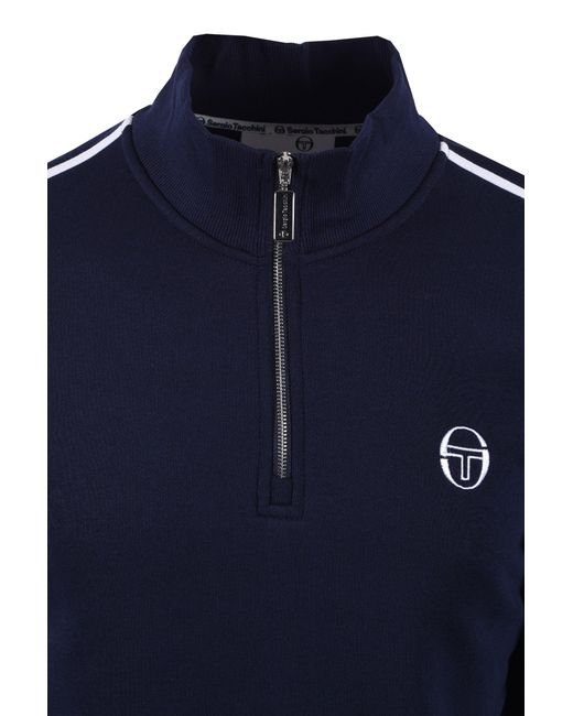 Sergio Tacchini Blue Locchi Half Zip Maritime for men