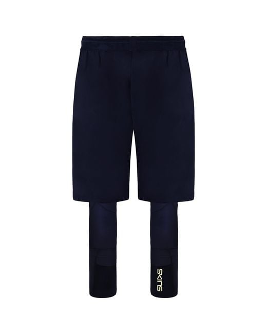 Skins Blue Series-5 Travel And Recovery Long Tights for men
