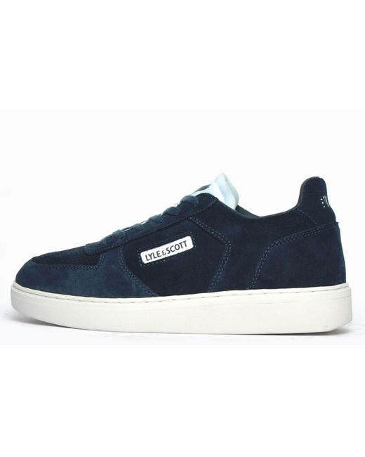 Lyle & Scott Blue Mcmahon Ii Trainers for men