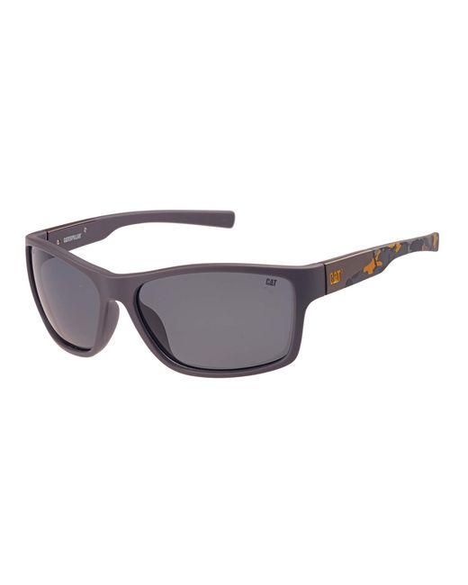 Caterpillar Gray Rectangle Matte Camouflage Polarized Cts-8029 for men