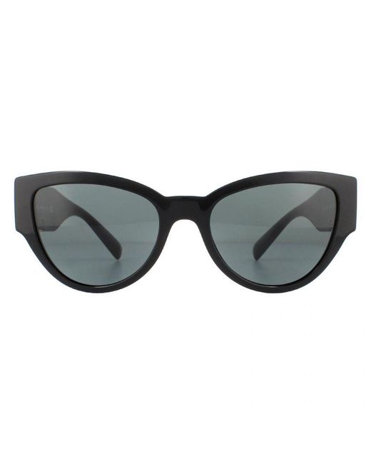 Versace Gray Sunglasses Ve4398 Gb1/87 Dark