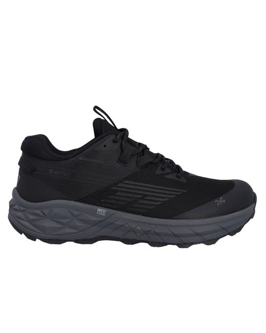 Hi-tec Black Fuse Trek Waterproof Hiking Shoes for men