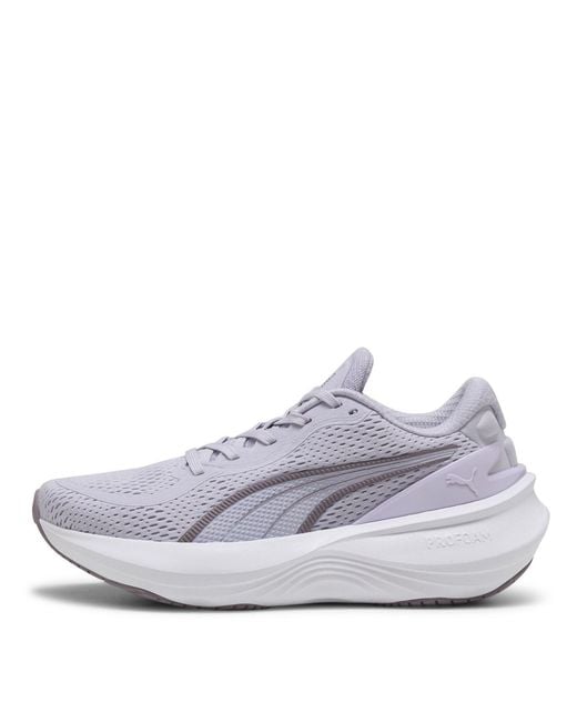 PUMA White Scend Pro 2 Running Shoes