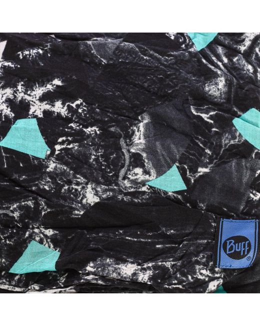 Buff Black Printed Infinity Cotton Neck Scarf