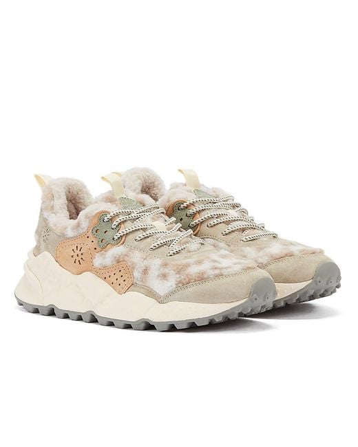 Flower Mountain Natural Kotetsu Leopard/ Trainers Rubber