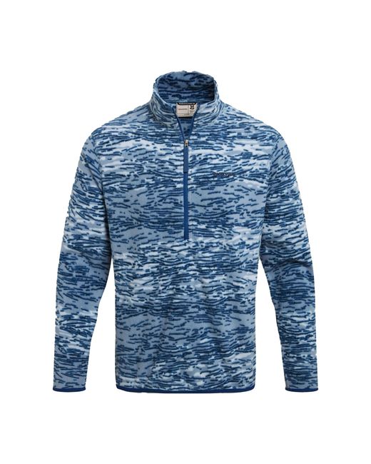 Craghoppers Blue National Trust Irt Print Fleece Top (Juniper Berry) for men