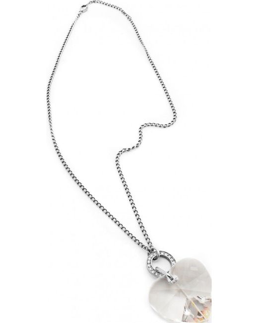 Folli Follie White 3N9F096Cm Ladies Necklace Sterling