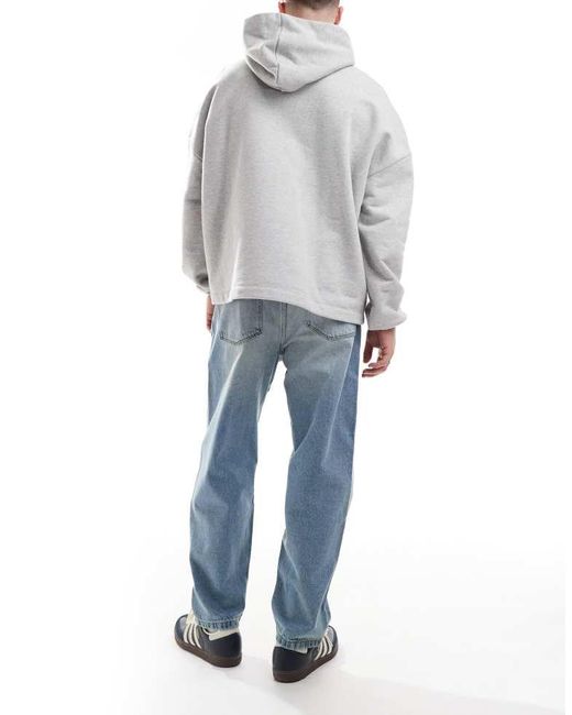 ASOS Gray Barrel Fit Jeans for men