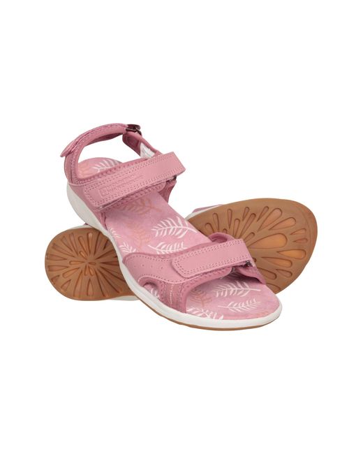 Mountain Warehouse Pink 'Athens' Printed Sandals Breathable Summer Shoes