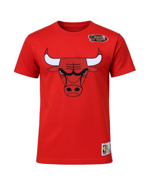 Mitchell & Ness Red Nba Chicago Bulls Origins T-Shirt for men