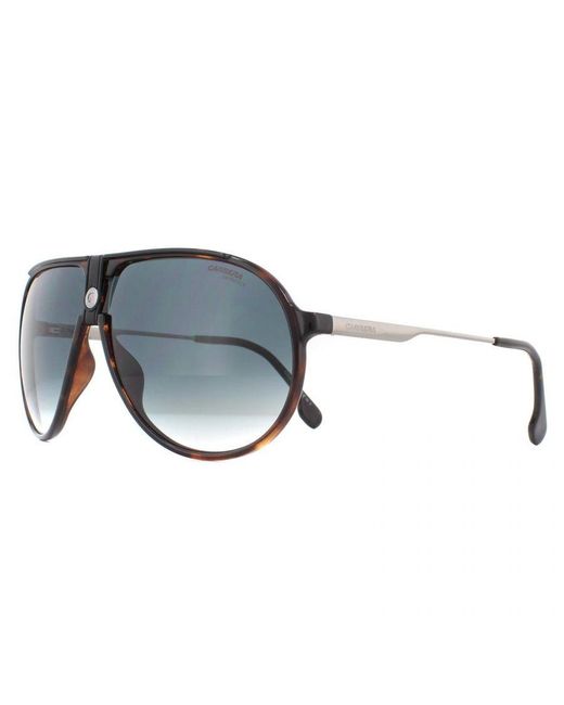 Carrera Gray Aviator Havana Gradient Sunglasses for men