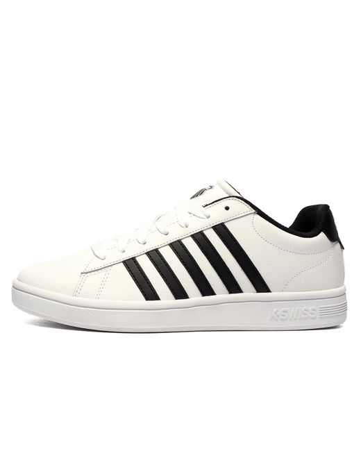 K-swiss Black Court Tiebreak Leather Trainers for men