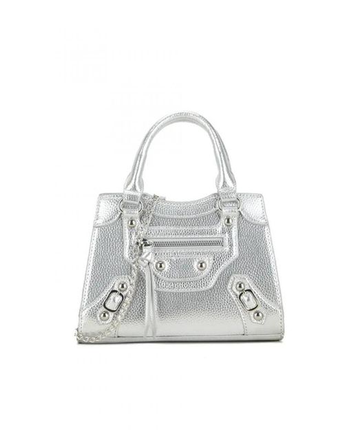 Where's That From White 'River' Top Handle Bag With Classic Appeal